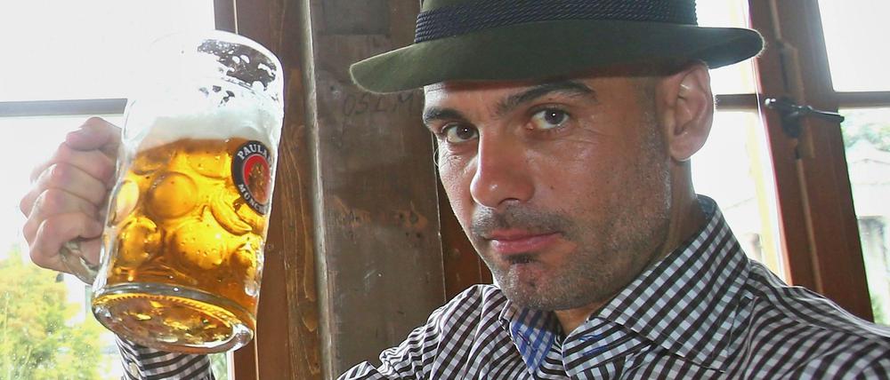 Wenn da mal kein Restalkohol im Spiel war: Pep Guardiola verblüffte am Wochenende mit einer eigenwilligen Analyse.