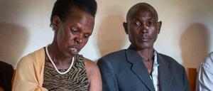 Opfer und Täter. Regina Nyirakamana und Jean Ntamuhanga.