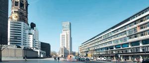 Das Alte und das Neue. Das Gesicht der City West ändert sich unaufhörlich. Am Donnerstag wird das Bikini-Haus wiedereröffnet.