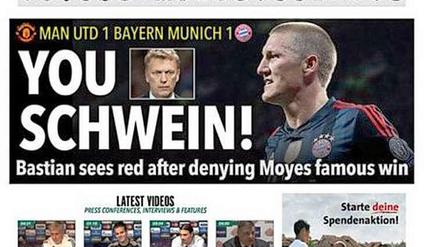Die Schlagzeile der Sun.