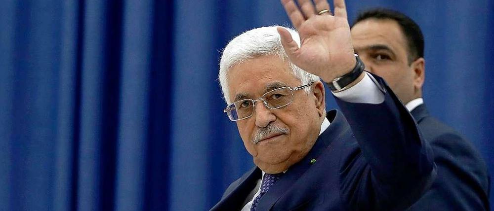 Palästinenserpräsident Mahmud Abbas.