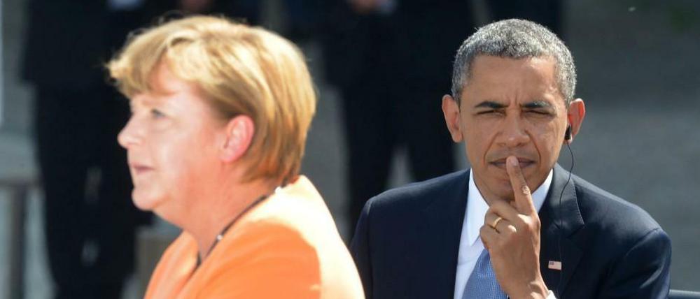Bundeskanzlerin Angela Merkel (CDU) und US-Präsident Barack Obama: Die Aufklärung im NSA-Skandal wird schwierig.