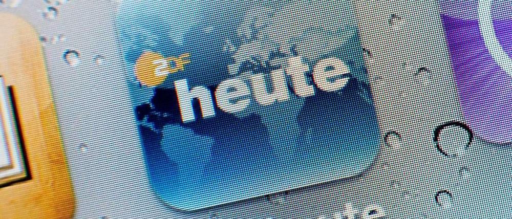 Streit um "heute"-Fanfare: Die ZDF heute-App auf einem iPhone.