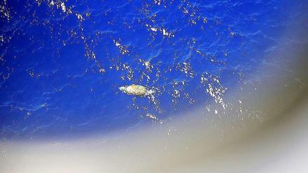 Schlicht und einfach Müll: Blick aus einem Flugzeug, das nach Überresten des Flugs MH370 sucht.