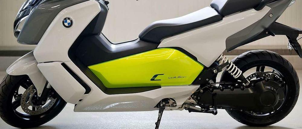 Teuer und abgasfrei. Der BMW-Roller "C Evolution" kostet 15.000 Euro. 