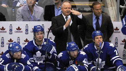 Auszeit. Die Toronto Maple Leafs legten zuletzt eine rabenschwarze Serie hin.