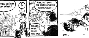 Kreuzberger Comic: Der 50-jährige Punk.
