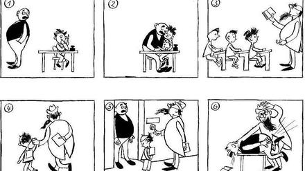 Virtuosen der Verweigerung. Vater und Sohn in der Episode „Der schlechte Hausaufsatz“. 