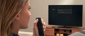 In der Fernbedienung von Amazons Fire HD-Streamingbox befindet sich ein Mikrofon für die Sprachsteuerung.