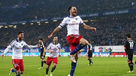 Matchwinner: Heiko Westermann erzielt den 2:1-Siegtreffer für den Hamburger SV.
