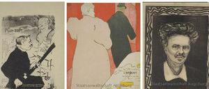 Werke von Max Liebermann, Henri de Toulouse-Lautrec, Edvard Munch und anderen aus dem Schwabinger Kunstfund.