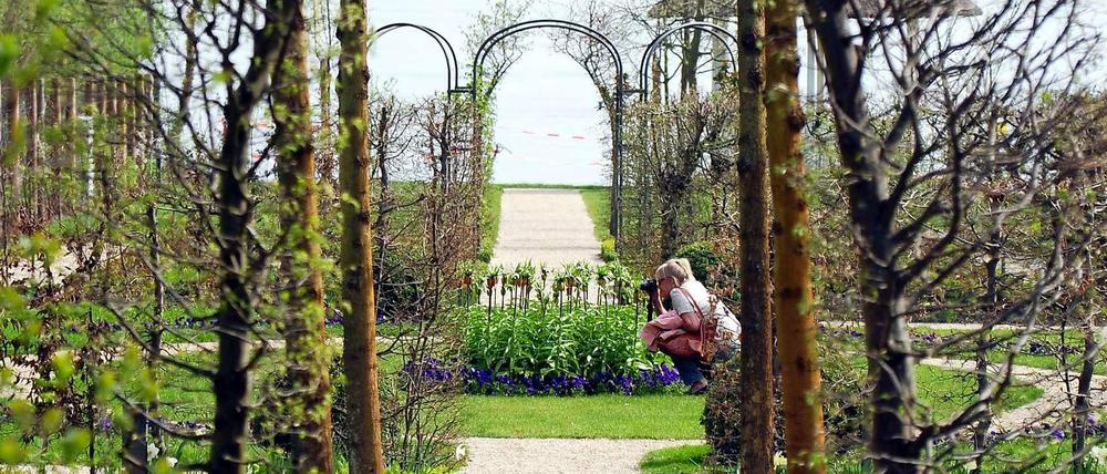 Auf Achse. Der Garten der Liebermann-Villa ist nun weitgehend rekonstruiert. Jetzt kommt die herrliche Anlage mit ihren Sichtachsen wieder richtig zur Geltung. 