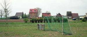 Ein Bolzplatz in Brandenburg