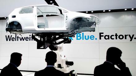 Wie am Fließband. China ist für Volkswagen schon der größte Absatzmarkt.