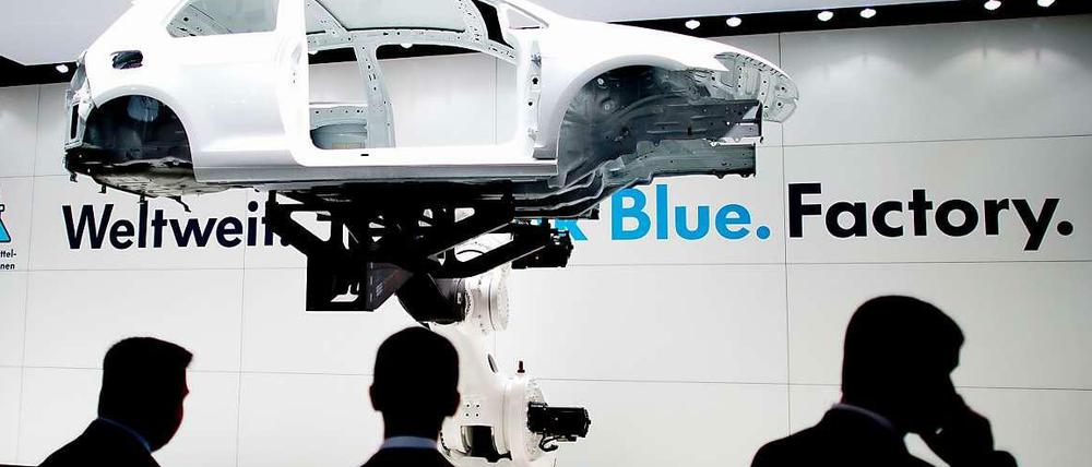Wie am Fließband. China ist für Volkswagen schon der größte Absatzmarkt.