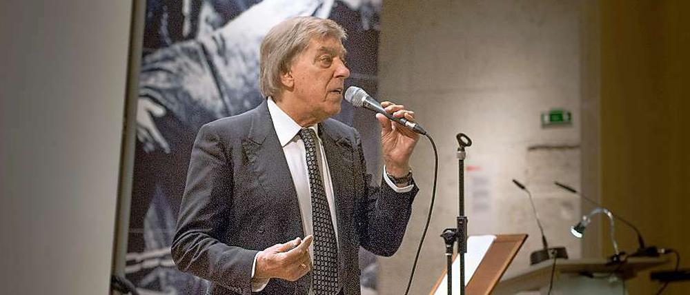 Bata Illic sang am Donnerstagabend im Alliiertenmuseum in Zehlendorf.