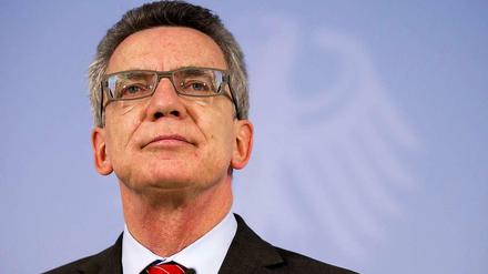 Bundesinnenminister Thomas de Maizière