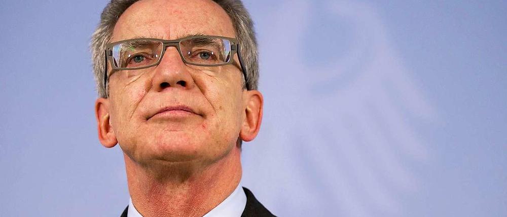 Bundesinnenminister Thomas de Maizière