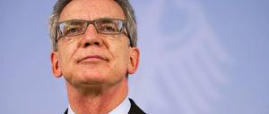 Bundesinnenminister Thomas de Maizière