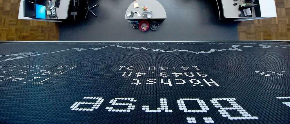 Börse in Frankfurt.