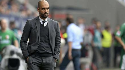 Experiment missglückt: Bayern-Coach Pep Guardiola.