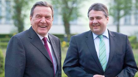 Gerhard Schröder und Sigmar Gabriel