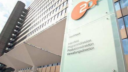 Arbeitsplatz. Das Verwaltungsgebäude des ZDF auf dem Mainzer Lerchenberg. F.: imago