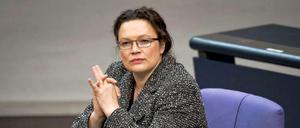 Geht die Länder an: Bundesarbeitsministerin Andrea Nahles (SPD).