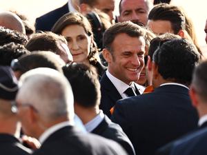 Frankreichs Präsident Emmanuel Macron kommt zu Besuch nach Deutschland.