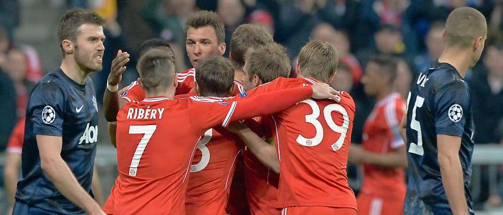 Wer die Bayern reizt... Erst nach 0:1-Rückstand drehten die Münchner mächtig auf.