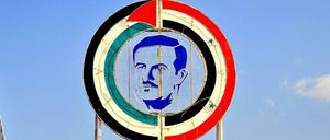 Erinnerung an Bashar Al-Assads Vater Hafiz. Die Familie regiert seit über vierzig Jahren das Land.