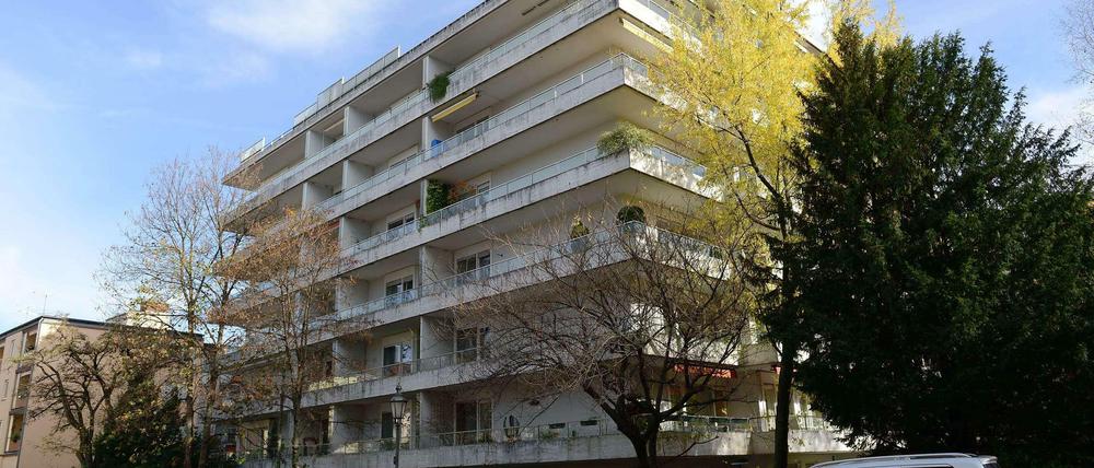 Das Haus in Schwabing, in dem sich Gurlitts Wohnung befindet.
