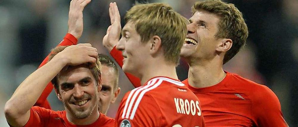 Jubelstimmung. Der FC Bayern zieht ins Halbfinal der Champions League. Unser Autor meint: Der FC Bayern hat den FC Barcelona abgelöst als Dominante des Weltfußballs. 