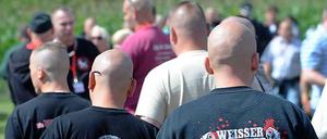 Die Polizei ist fast wöchentlich mit Rechtsextremen konfrontiert.