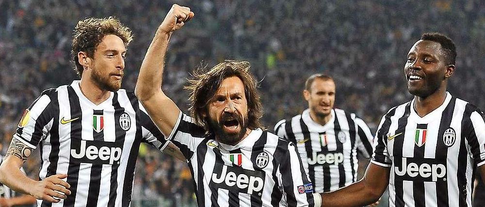 Auf in den Kampf. Andrea Pirlo brachte Juventus in Führung.