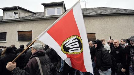 NPD-Kundgebung in Hessen