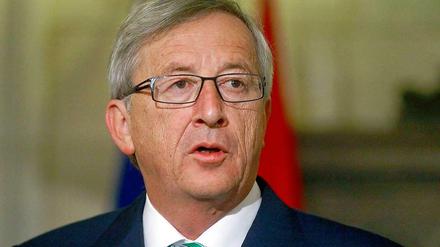 Der Spitzenkandidat der konservativen Europäischen Volkspartei (EVP) bei der Europawahl, Jean-Claude Juncker.