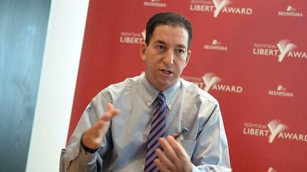 Glenn Greenwald war am Donnerstag zu Gast in Berlin.