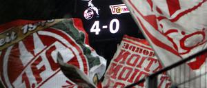 Im Hinspiel im November 2013 konnten die Fans des 1. FC Köln jubeln.