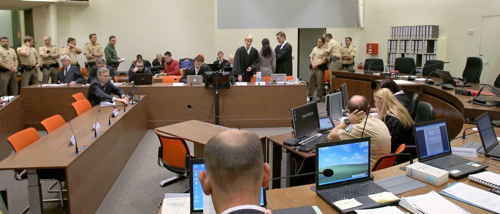 Beim NSU-Prozess in München stand am Mittwoch André E. im Mittelpunkt, ein mutmaßlicher Unterstützer des Terrortrios (Archivbild).