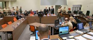 Beim NSU-Prozess in München stand am Mittwoch André E. im Mittelpunkt, ein mutmaßlicher Unterstützer des Terrortrios (Archivbild).
