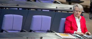 Annette Schavan am Donnerstag im Bundestag.