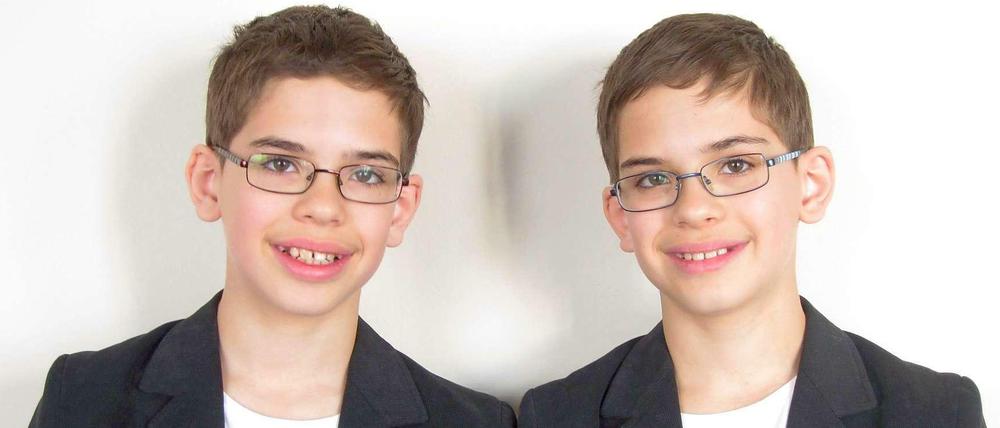 Die 13-jährigen Zwillinge Andrzej und Kamil Tkacz teilen sich im Spielfilm "Lauf, Junge, lauf" die Rolle des jüdischen Jungen Srulik, der vor der Gestapo flieht.