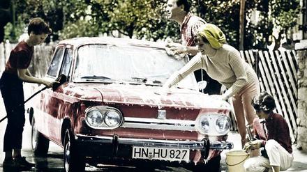 Das Auto als Familienmitglied. Manche hatten sogar Namen. 