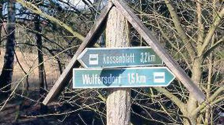 Wegweiser aus alter Zeit