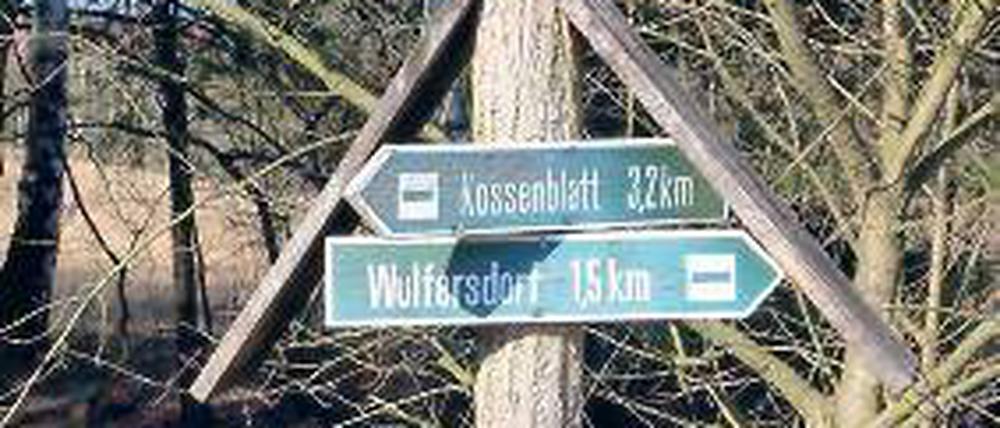 Wegweiser aus alter Zeit