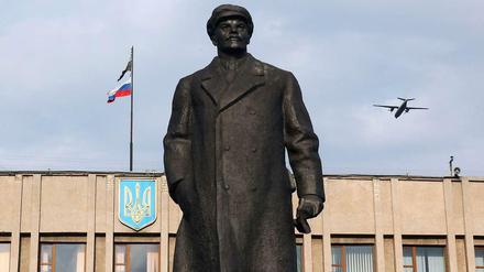 Sowohl die Ukraine als auch Russland beanspruchen die Lufthoheit über der Krim.