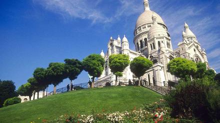 Der weiße Riese: Die Balisique du Sacré-Coeur überragt alles. 