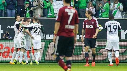 Die Nürnberger gingen in Führung, doch am Ende jubeln nur die Wolfsburger.