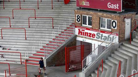 Das Fußballstadion "An der Alten Försterei" des 1.FC Union in Berlin Köpenick. 